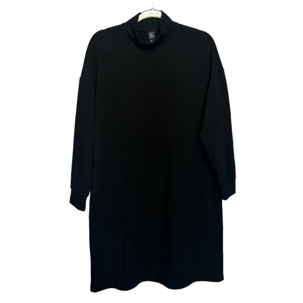 The Frock NYC Black Mock Neck Dress